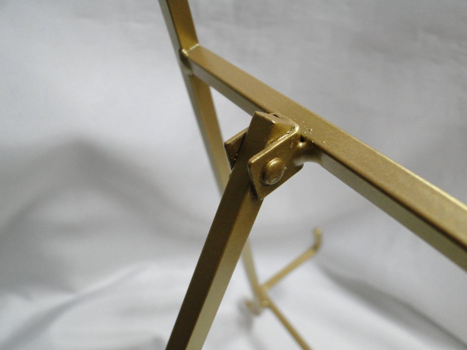 Tripar Straight Edge Gold Metal Display Easel for One 15" Item