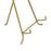 Tripar Straight Edge Gold Metal Display Easel for One 15" Item
