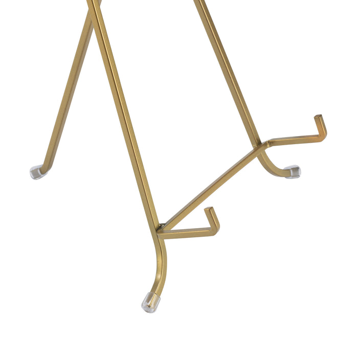 Tripar Straight Edge Gold Metal Display Easel for One 15" Item