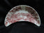 Royal Staffordshire Tonquin Red Pink, Scene: Crescent Bone Dish, 6 1/2" x 3"