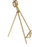 Tripar Keller Gold Metal Display Easel for One 7"-10 1/2" Item