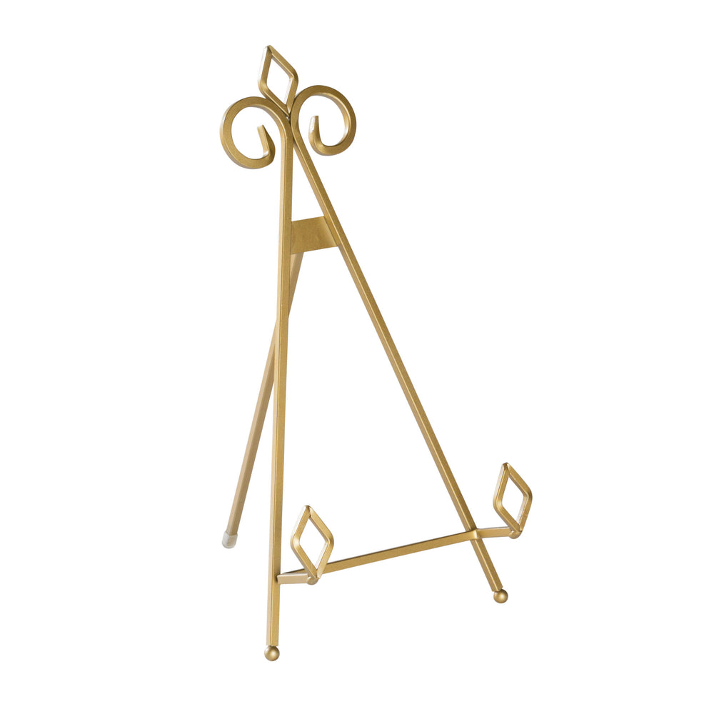 Tripar Keller Gold Metal Display Easel for One 7"-10 1/2" Item