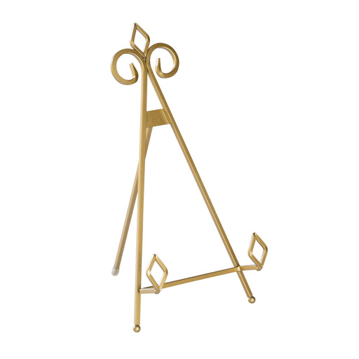 Tripar Keller Gold Metal Display Easel for One 7"-10 1/2" Item