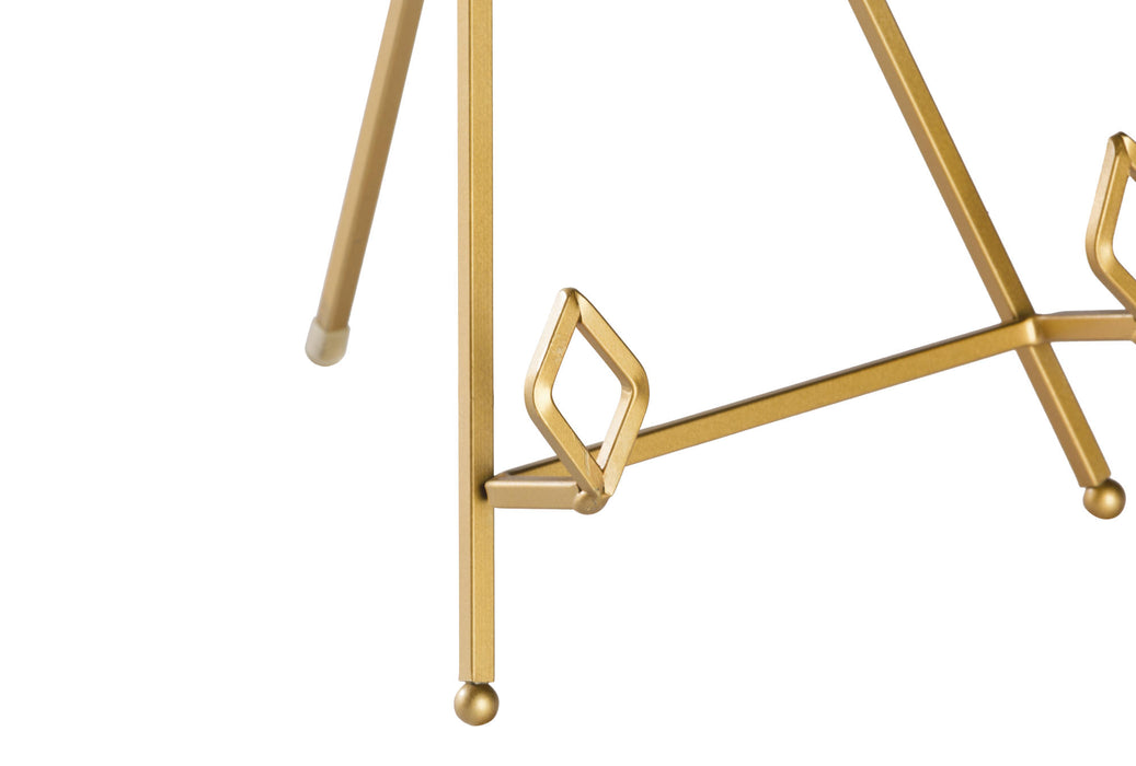 Tripar Keller Gold Metal Display Easel for One 7"-10 1/2" Item