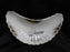 Dresden Blue Flowers, Gold Accents: Crescent Dish, 6 1/4" x 2 7/8"