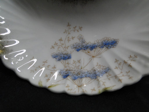 Dresden Blue Flowers, Gold Accents: Crescent Dish, 6 1/4" x 2 7/8"