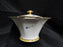 Haviland Eden, Birds & Flowers, Mustard Band: Sugar Bowl & Lid, As Is