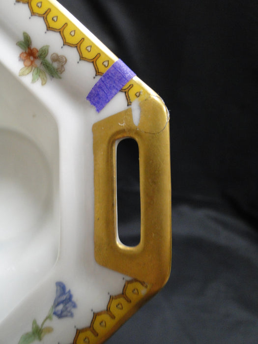 Haviland Eden, Birds & Flowers, Mustard Band: Sugar Bowl & Lid, As Is