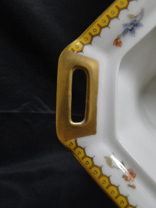 Haviland Eden, Birds & Flowers, Mustard Band: Sugar Bowl & Lid, As Is