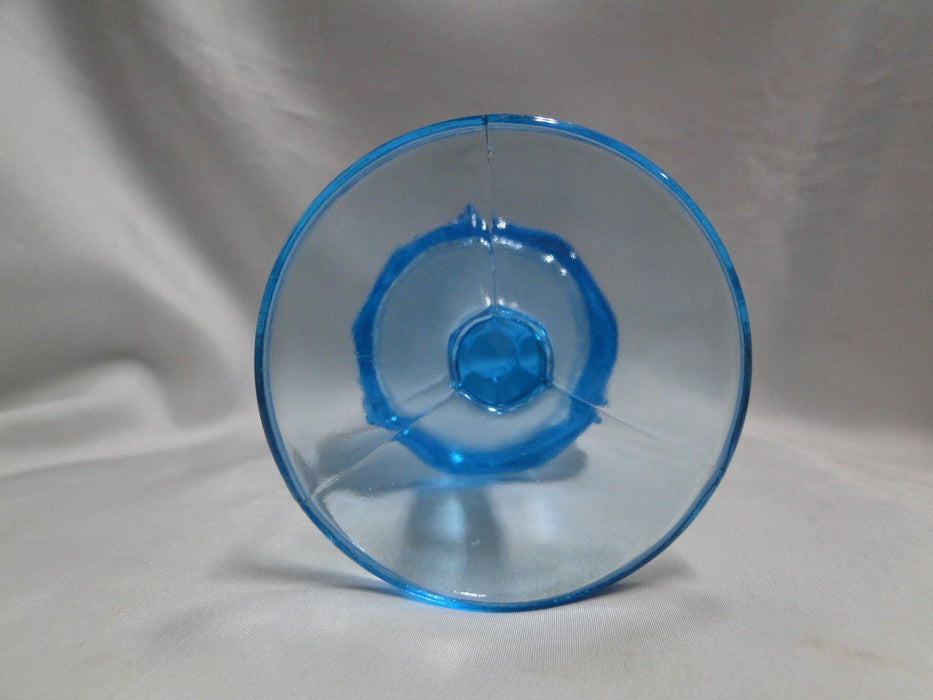 Westmoreland Paneled Grape Blue, Pressed: Water or Wine Goblet (s), 5 7/8"