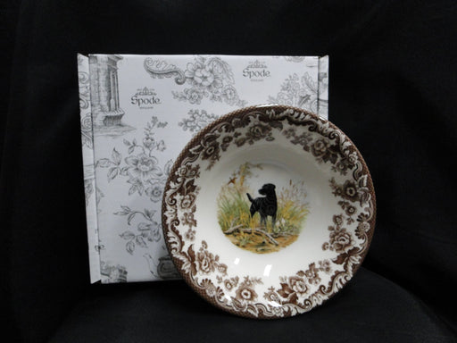 Spode Woodland Black Labrador Hunting Dog: NEW Ascot Salad / Soup Bowl 8", Box
