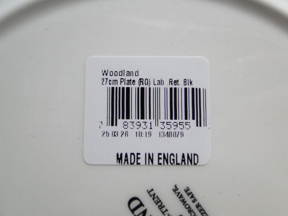Spode Woodland Black Labrador Hunting Dog: NEW Dinner Plate (s), 10 1/2", Box