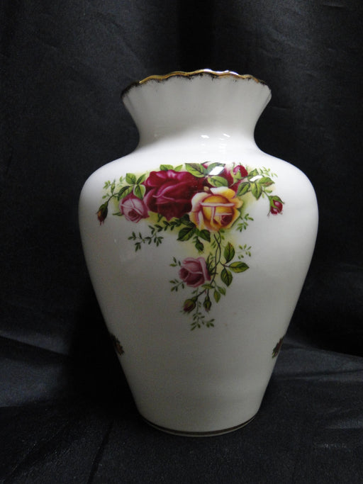 Royal Albert Old Country Roses, England: Grosvenor Vase (s), 7" Tall