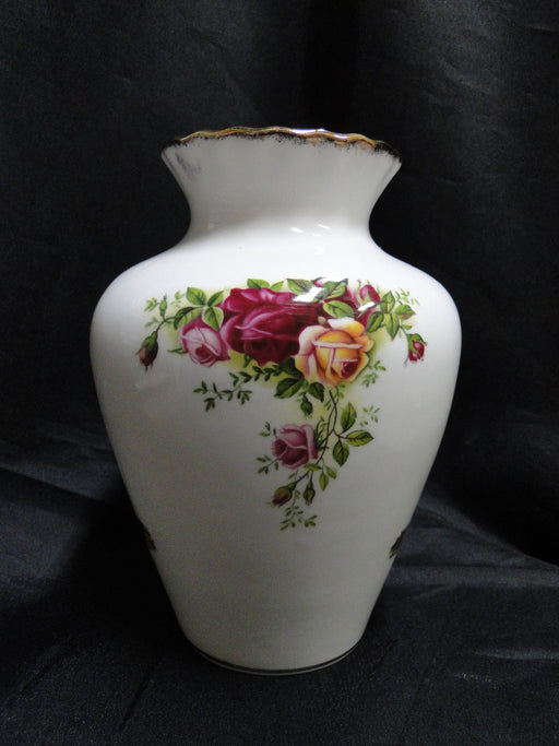 Royal Albert Old Country Roses, England: Grosvenor Vase (s), 7" Tall