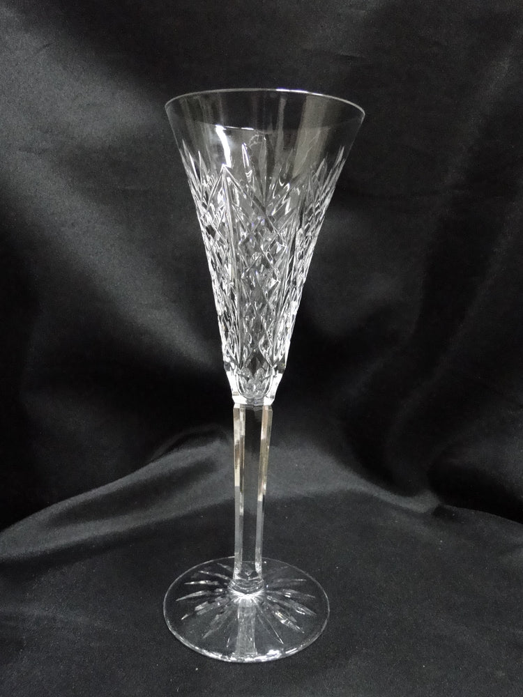 Waterford Crystal Kilbarry, Cut Fans, Criss Crosses: Champagne Flute (s), 8 1/2"