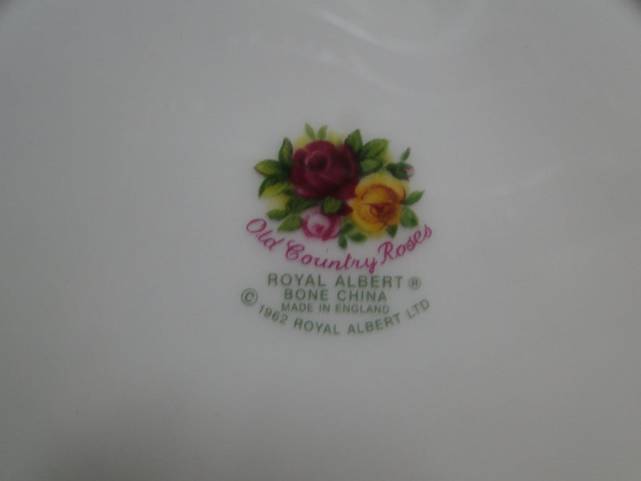 Royal Albert Old Country Roses, England: Teapot & Lid, 7 1/2" Tall, Flat Opening