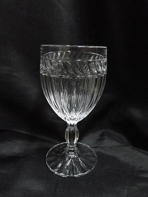 Mikasa Italian Countryside, Pressed, Swirls: Wine Glass (es), 6 3/4" Tall