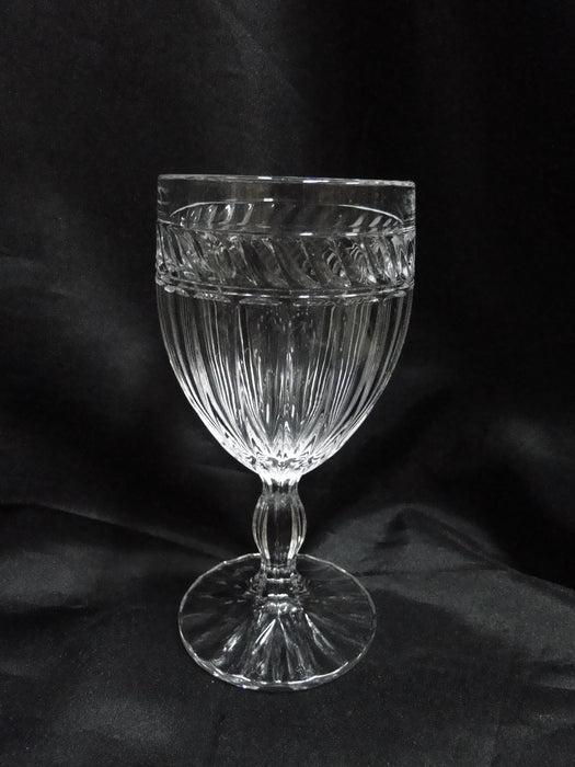 Mikasa Italian Countryside, Pressed, Swirls: Wine Glass (es), 6 3/4" Tall