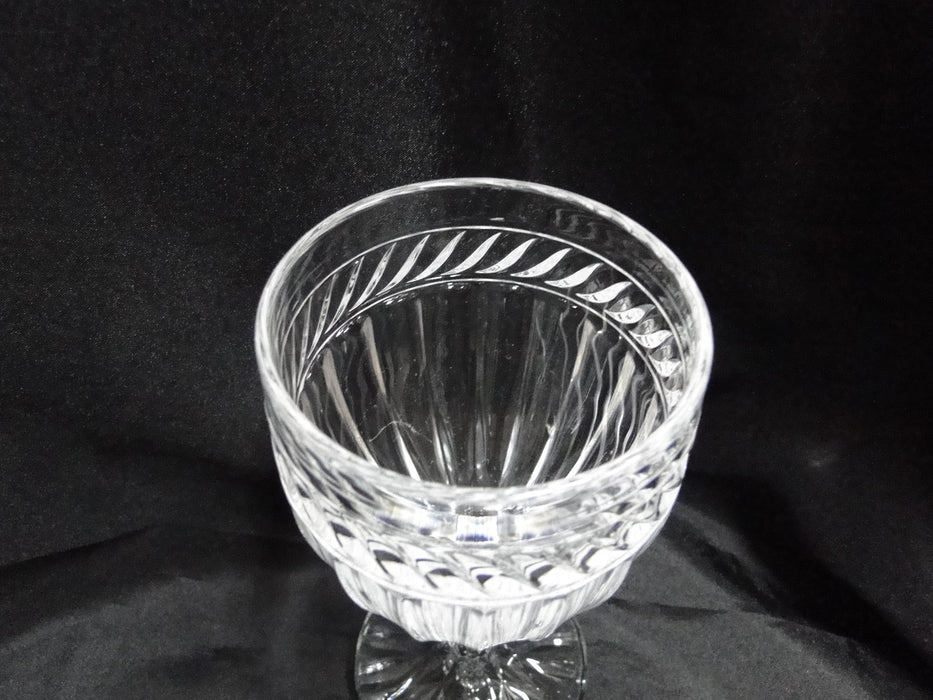 Mikasa Italian Countryside, Pressed, Swirls: Wine Glass (es), 6 3/4" Tall
