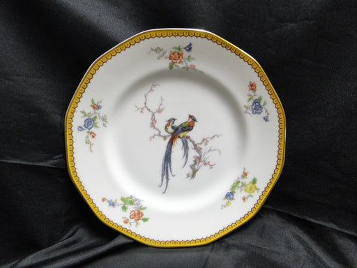Haviland Eden, Birds & Flowers, Mustard Band: Dinner Plate, 9 1/2"