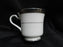 Noritake Chatelaine Platinum, 4801, Encrusted: Cup & Saucer Set (s), 3 1/8" Tall