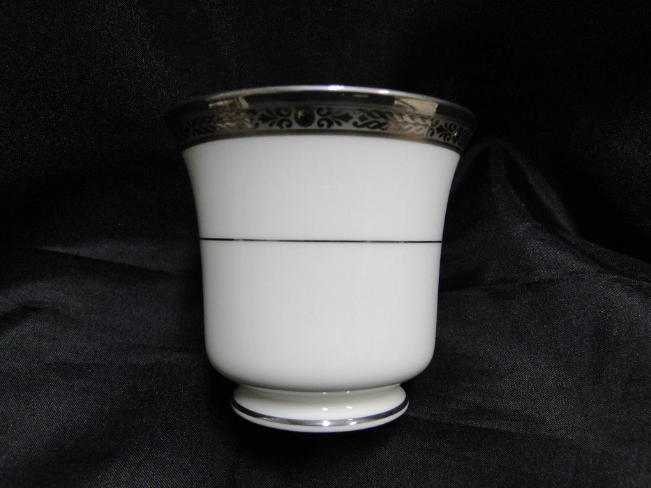 Noritake Chatelaine Platinum, 4801, Encrusted: Cup & Saucer Set (s), 3 1/8" Tall