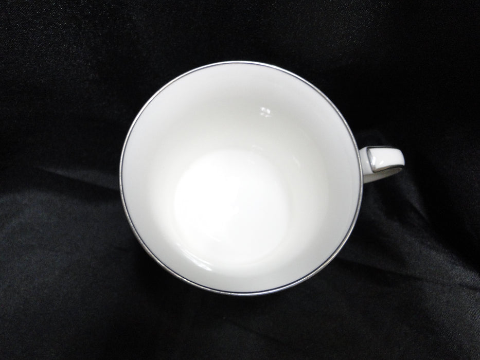 Noritake Chatelaine Platinum, 4801, Encrusted: Cup & Saucer Set (s), 3 1/8" Tall