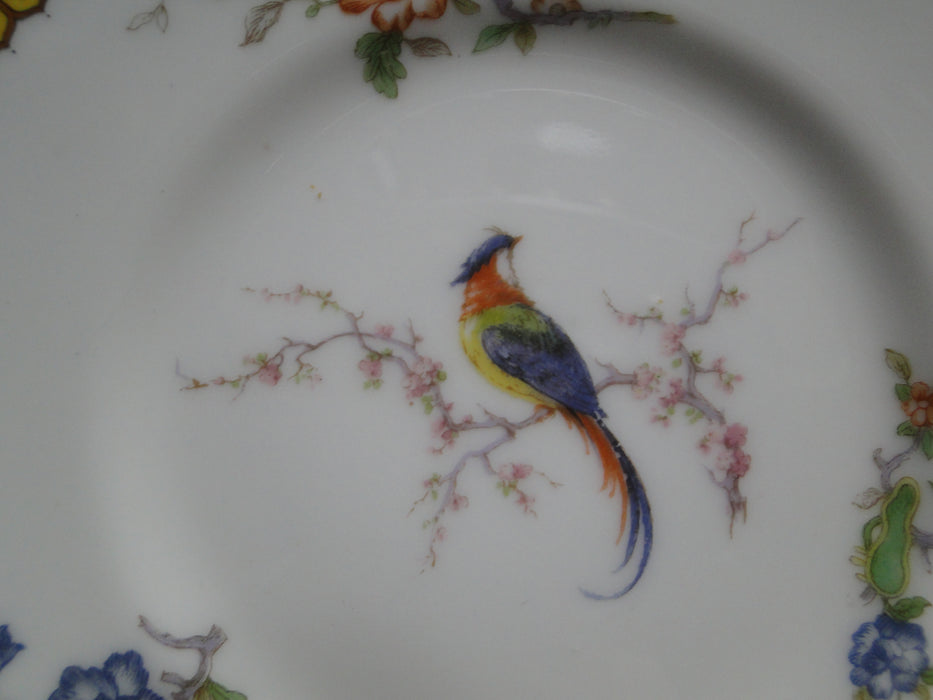 Haviland Eden, Birds & Flowers, Mustard Band: Bread Plate (s), 6 3/8"