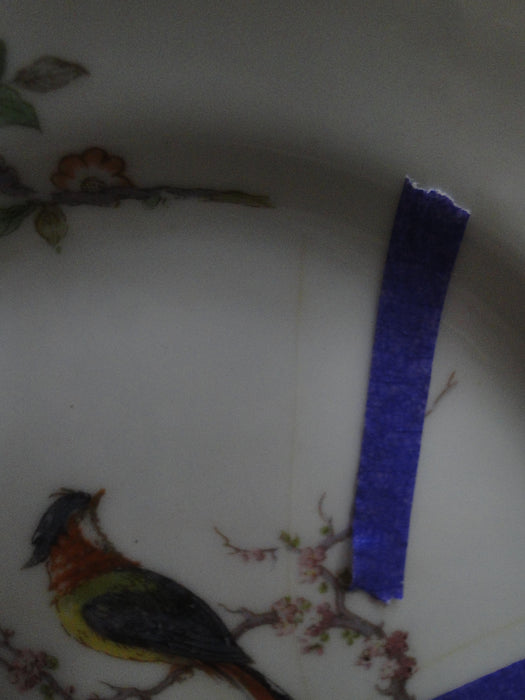Haviland Eden, Birds & Flowers, Mustard Band: Bread Plate, 6 3/8", As Is