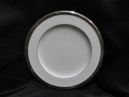 Noritake Chatelaine Platinum, 4801, Encrusted: Salad Plate (s), 8 1/4"