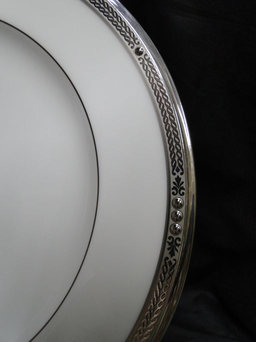 Noritake Chatelaine Platinum, 4801, Encrusted: Salad Plate (s), 8 1/4"