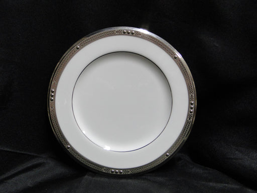 Noritake Chatelaine Platinum, 4801, Encrusted: Bread Plate (s), 7"