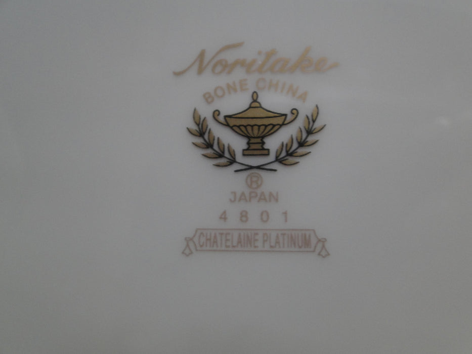 Noritake Chatelaine Platinum, 4801, Encrusted: Bread Plate (s), 7"