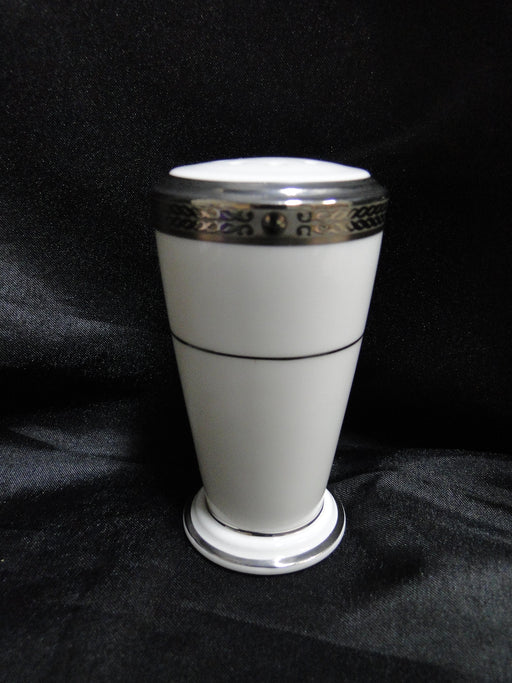 Noritake Chatelaine Platinum, 4801, Encrusted: Salt OR Pepper Shaker, 8 Holes