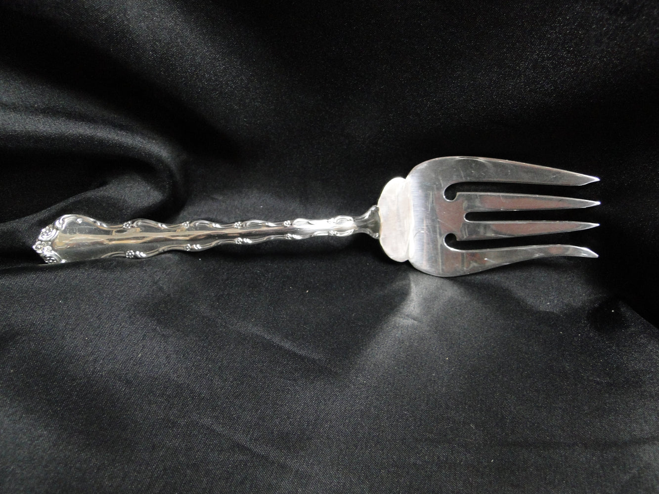 Reed & Barton Tara, Sterling, 1955: Cold Meat Serving Fork, 8 3/8" Long
