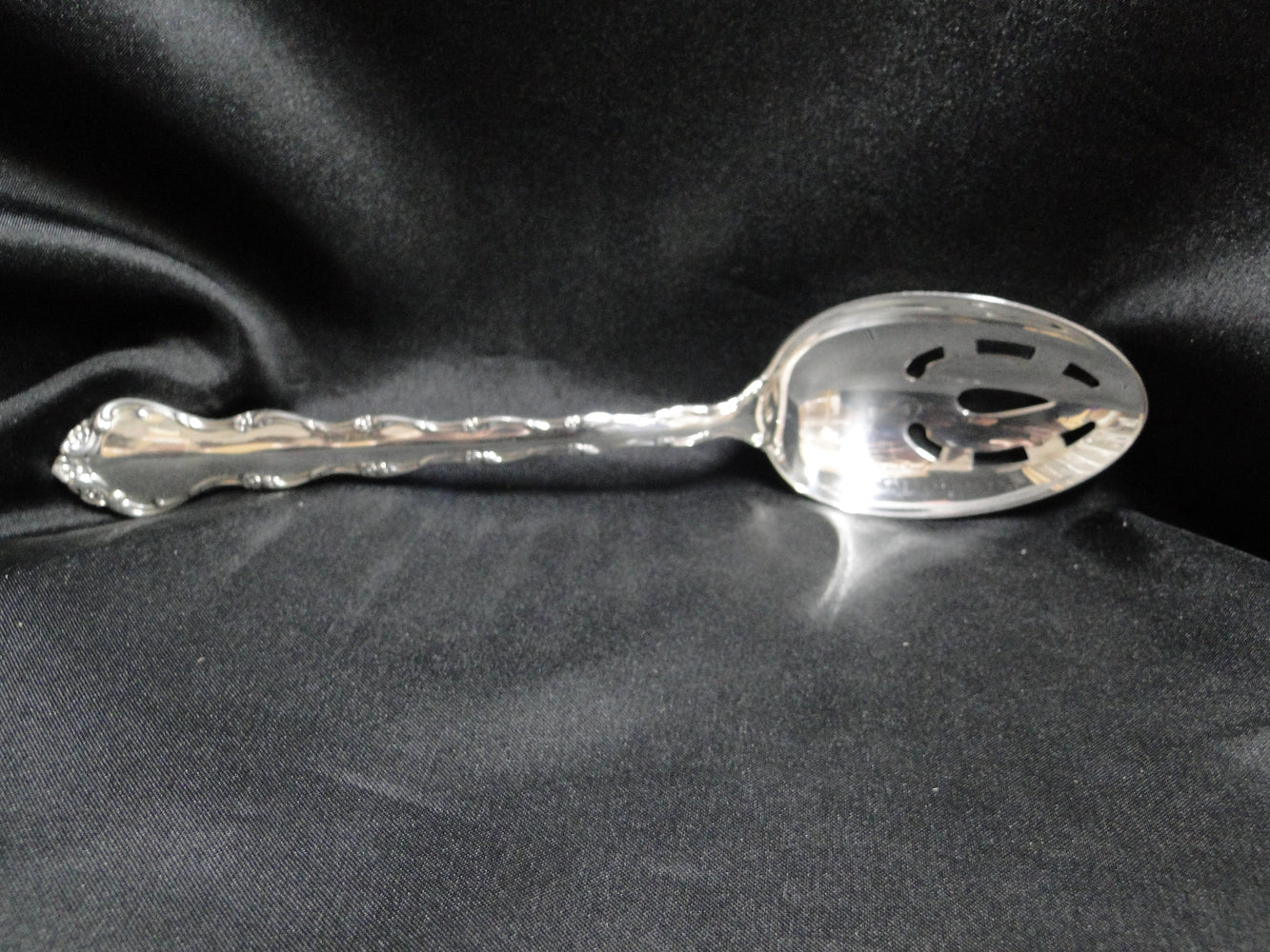 Reed & Barton Tara, Sterling, 1955: Pierced Serving Spoon, 8 1/2" Long