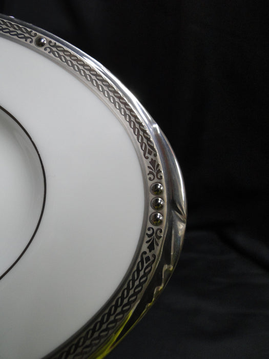Noritake Chatelaine Platinum, 4801, Encrusted: Gravy Boat Underplate / Relish