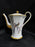 Haviland Eden, Birds & Flowers, Mustard Band: Coffee Pot & Lid, 7 1/4", As Is