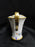 Haviland Eden, Birds & Flowers, Mustard Band: Coffee Pot & Lid, 7 1/4", As Is