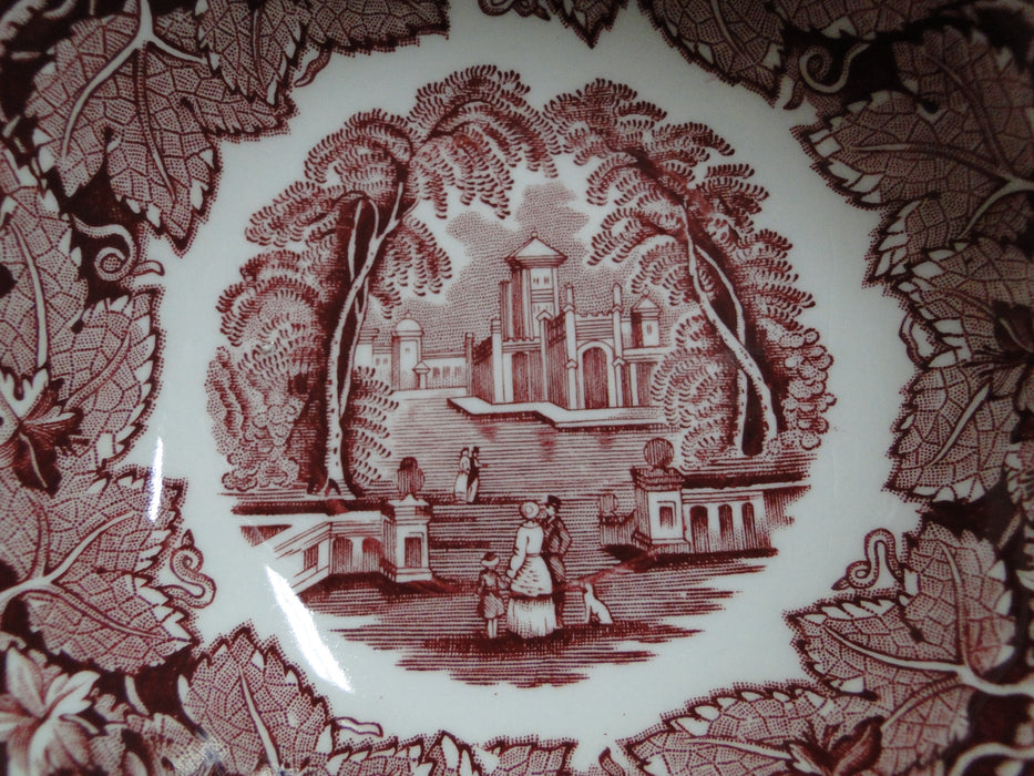 Mason's Vista Pink, Transferware: Coupe Cereal Bowl (s), 6 1/4"