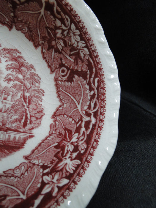 Mason's Vista Pink, Transferware: Coupe Cereal Bowl (s), 6 1/4", Crazing