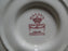 Mason's Vista Pink, Transferware: Round Gravy Boat w/ Att Underplate, Crazing