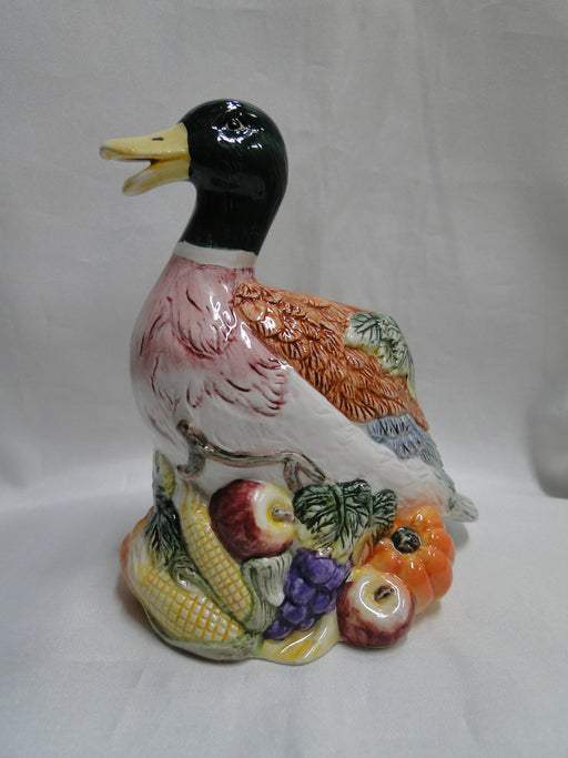Fitz & Floyd Omnibus Harvest: Mallard Duck Shaped Creamer, 5 3/4" Tall