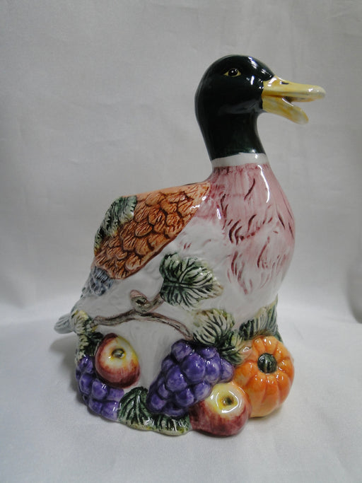 Fitz & Floyd Omnibus Harvest: Mallard Duck Shaped Creamer, 5 3/4" Tall