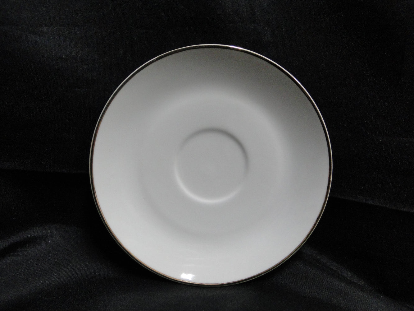 Schwarzenhammer White w/ Gold Trim: 5 7/8" Saucer Only, No Cup