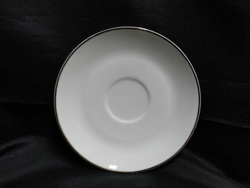 Schwarzenhammer White w/ Gold Trim: 5 7/8" Saucer Only, No Cup