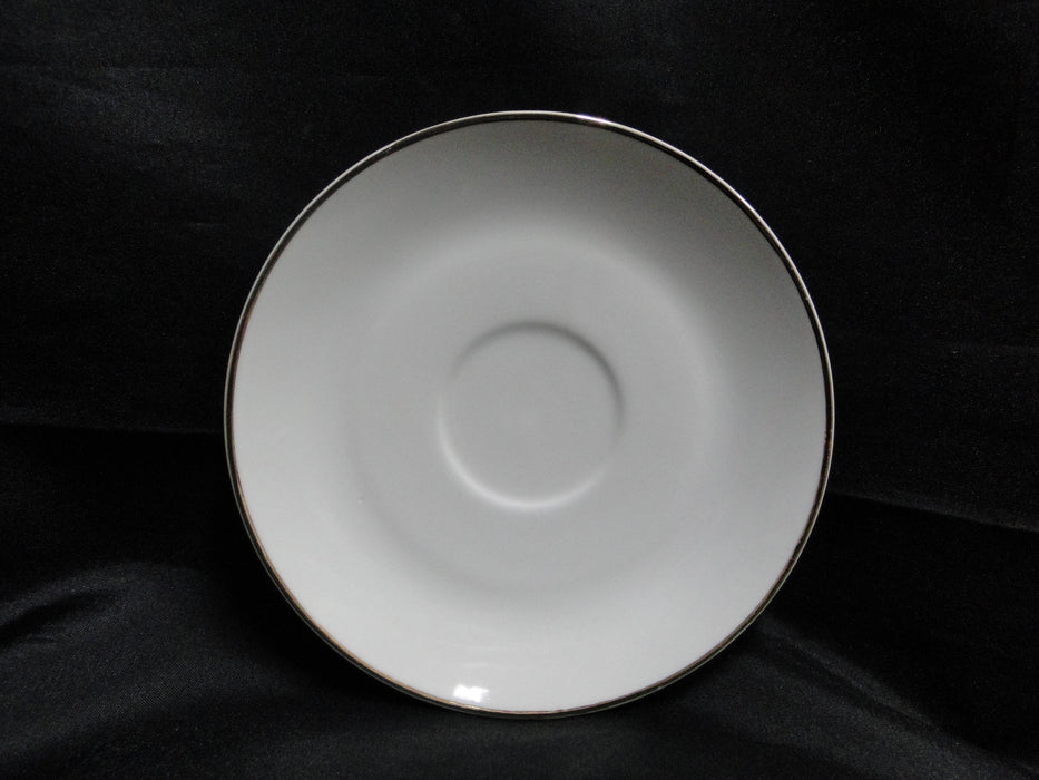Schwarzenhammer White w/ Gold Trim: 5 7/8" Saucer Only, No Cup