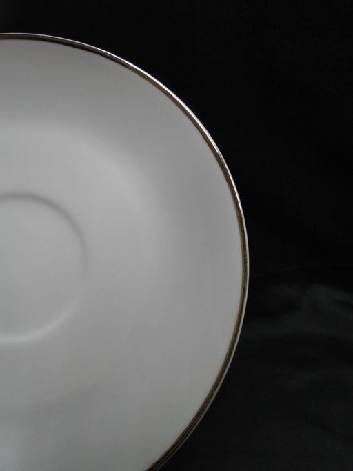 Schwarzenhammer White w/ Gold Trim: 5 7/8" Saucer Only, No Cup