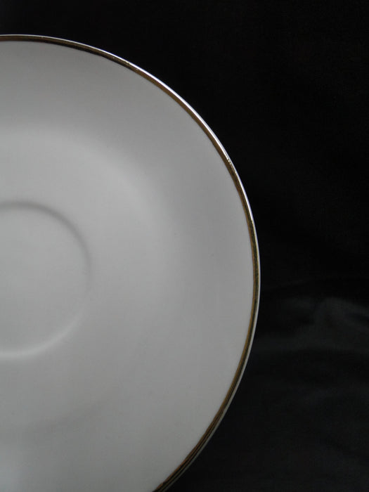 Schwarzenhammer White w/ Gold Trim: 5 7/8" Saucer Only, No Cup