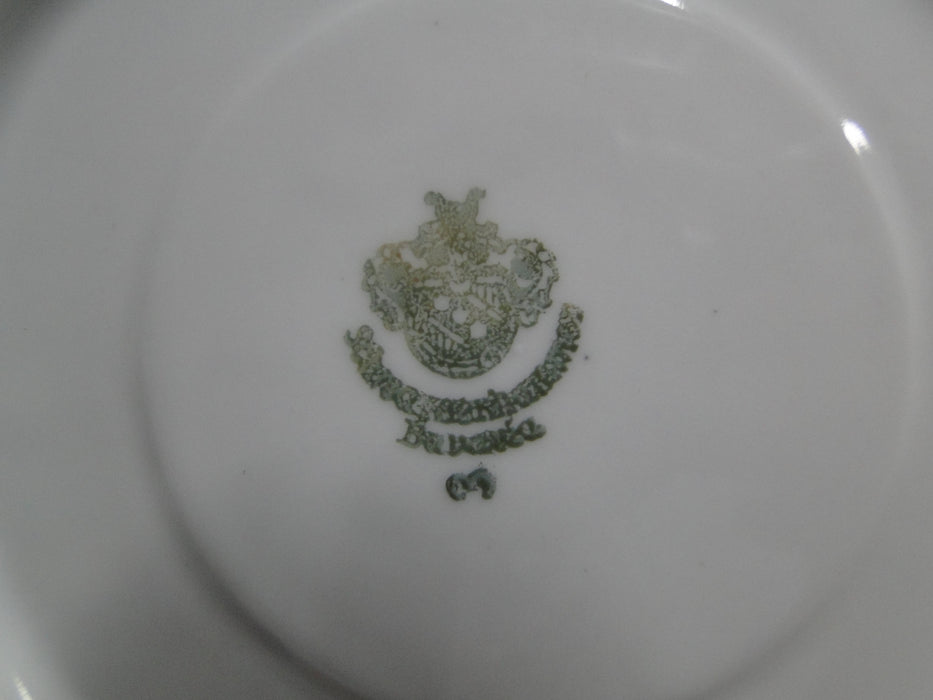 Schwarzenhammer White w/ Gold Trim: 5 7/8" Saucer Only, No Cup